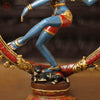 Brass Natraj Statue, Fine Colorful Finish 10.5"