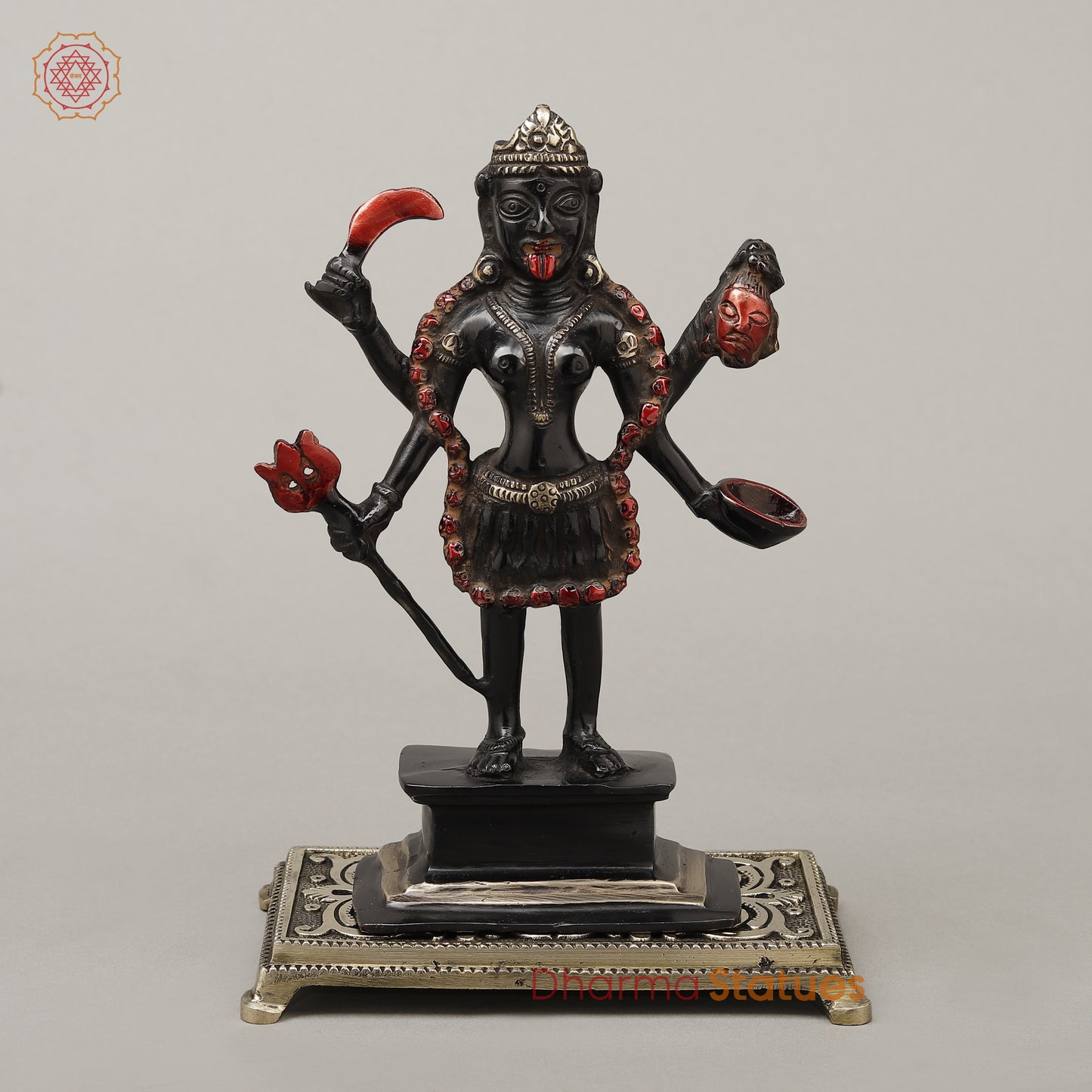 Brass Kali, Black Finish, 8.5"