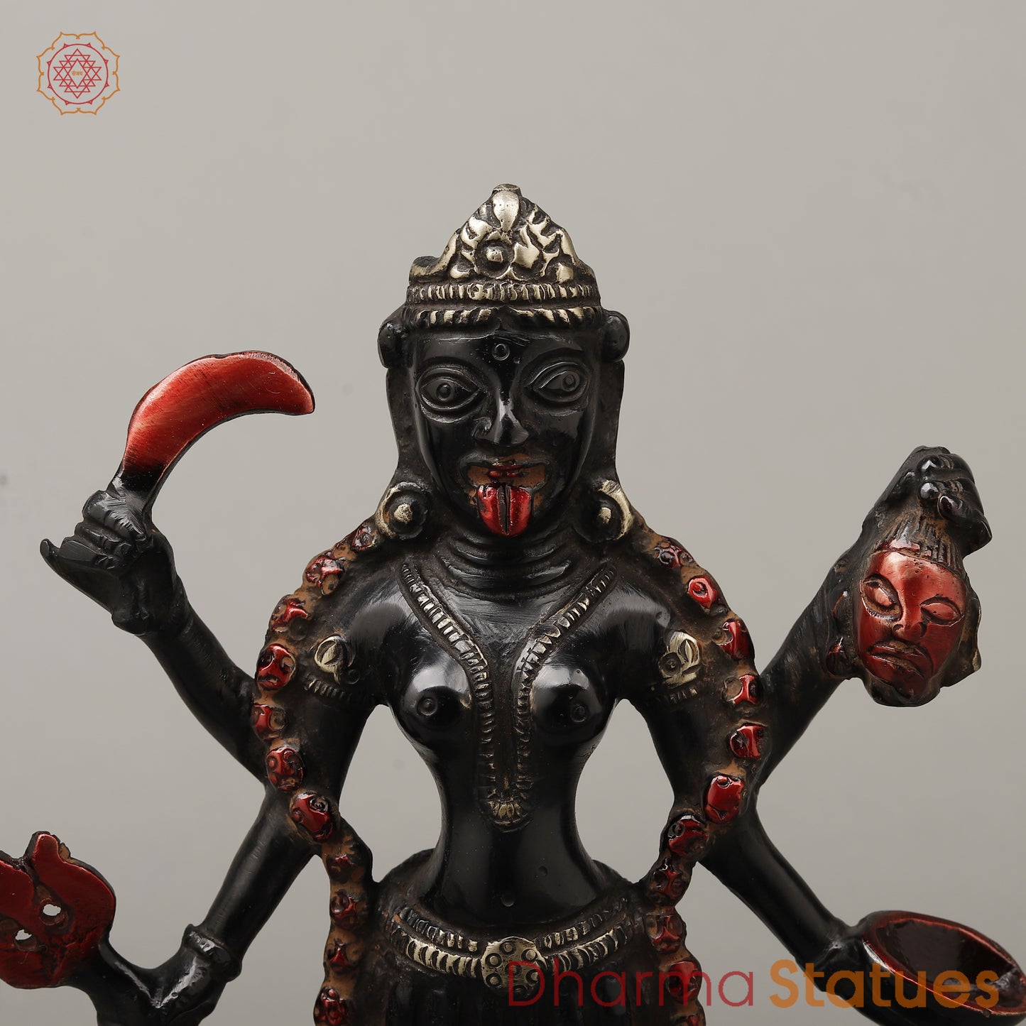 Brass Kali, Black Finish, 8.5"
