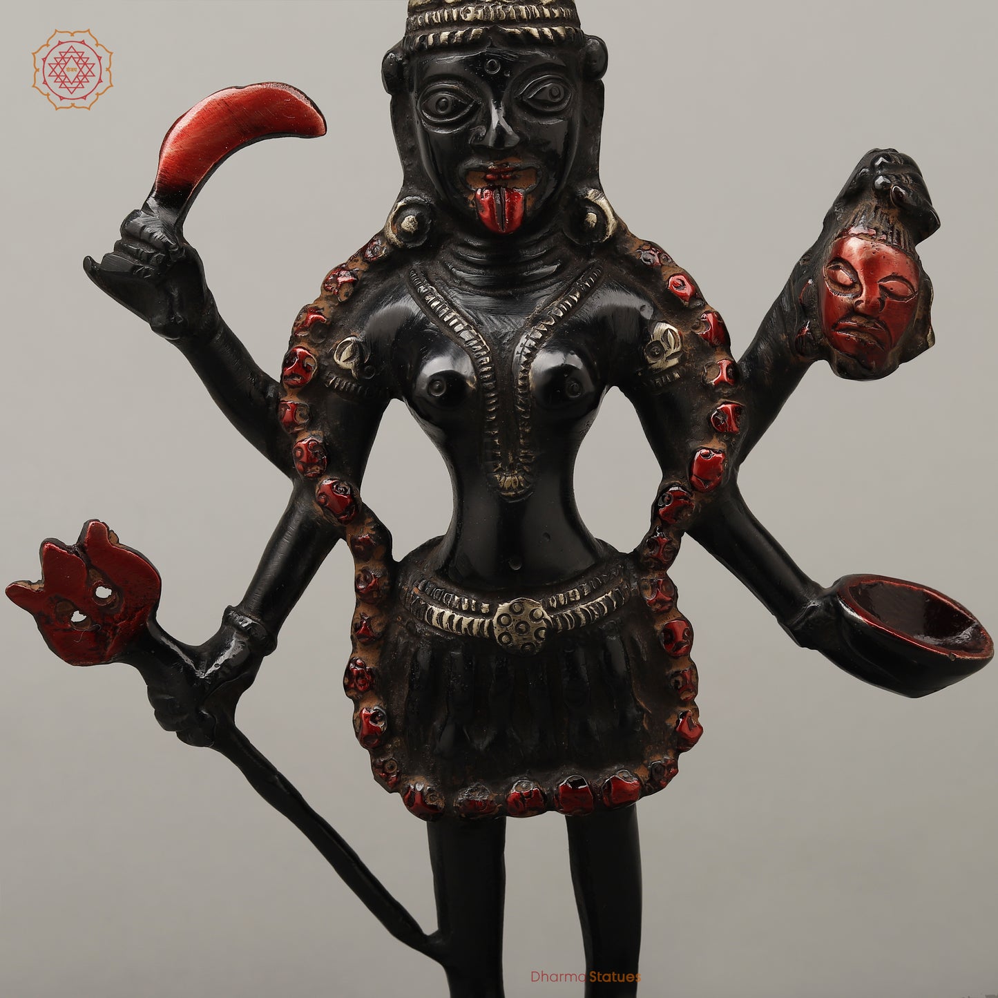 Brass Kali, Black Finish, 8.5"