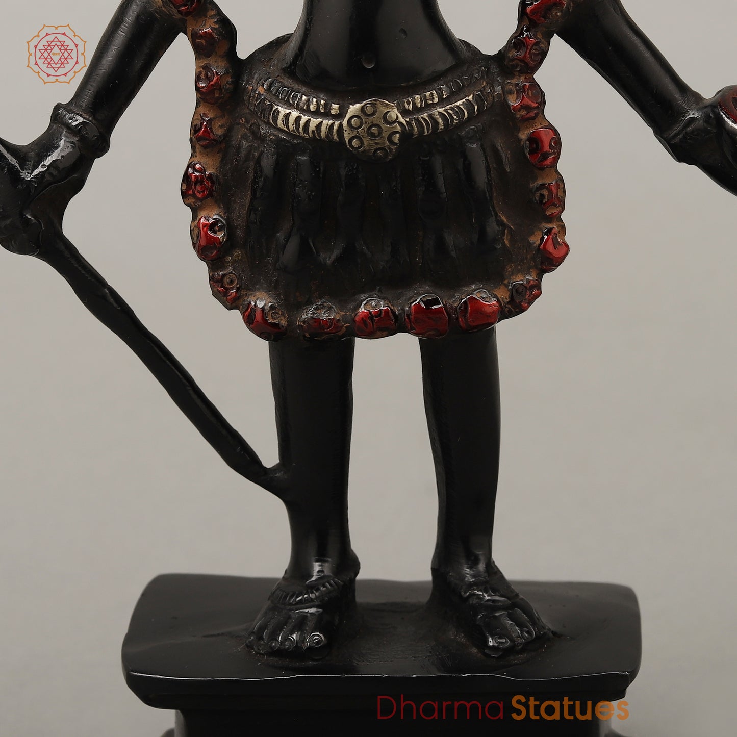 Brass Kali, Black Finish, 8.5"