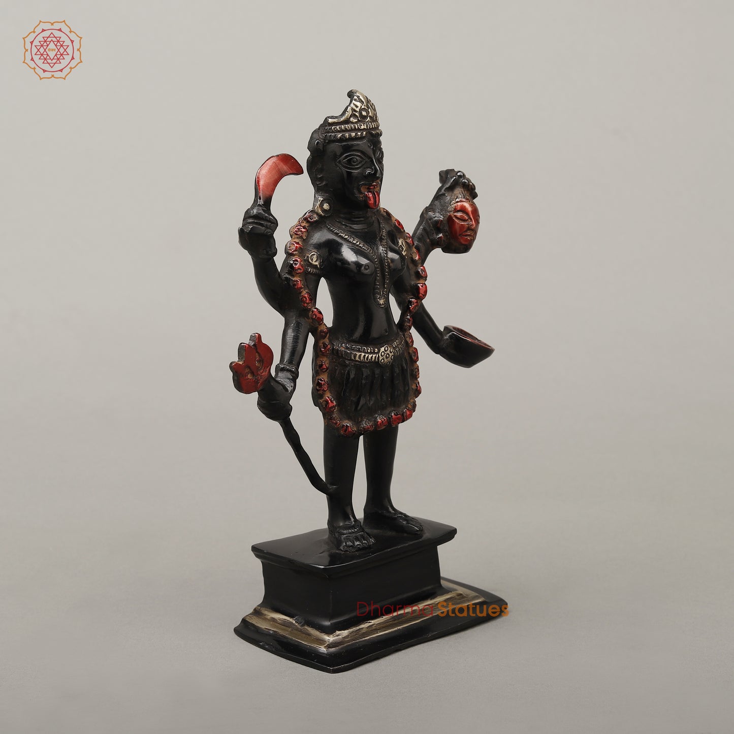 Brass Kali, Black Finish, 8.5"