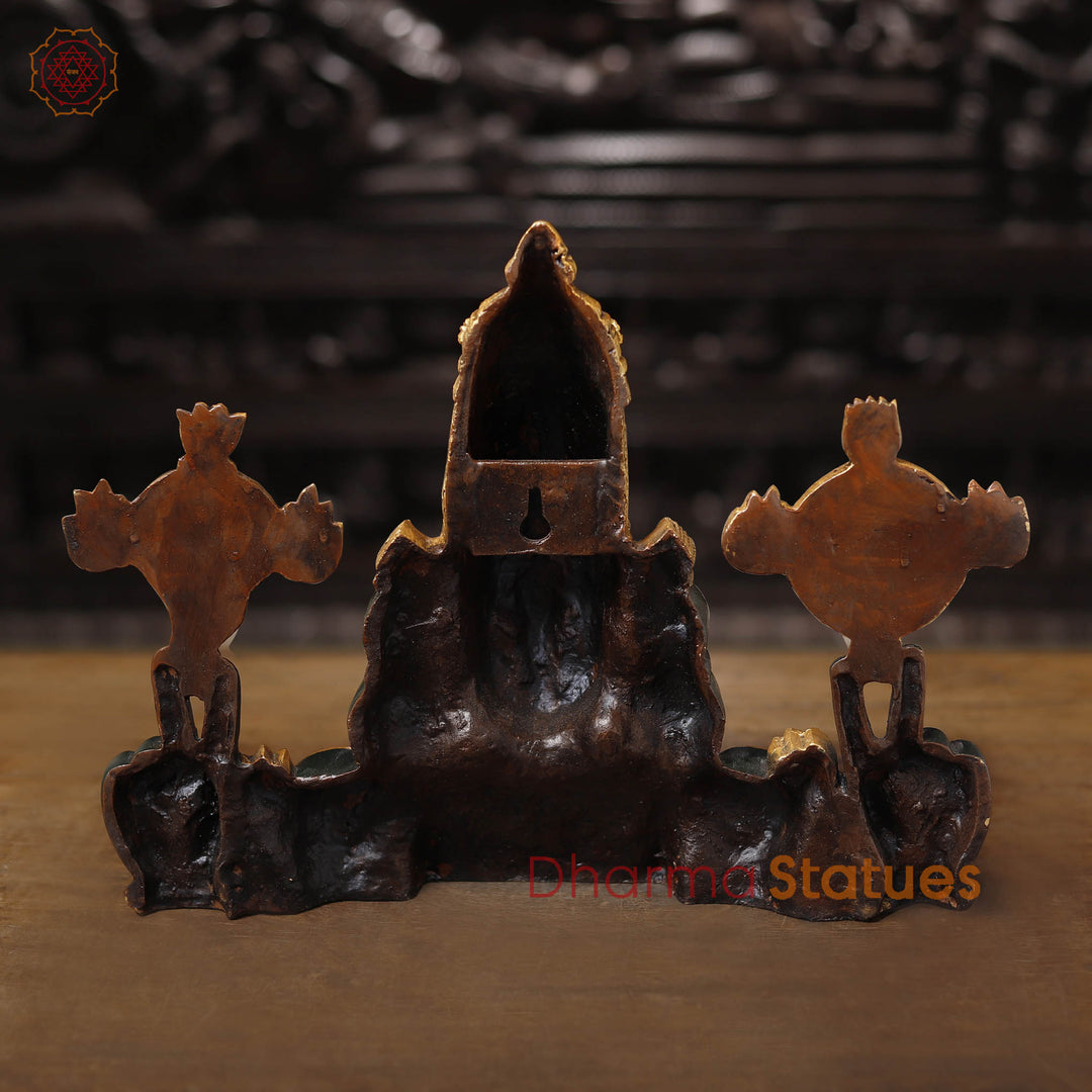 Brass Tirupati Balaji Head This Vaishnavite Idol is Crafted with Great Painstaking Work. 12"