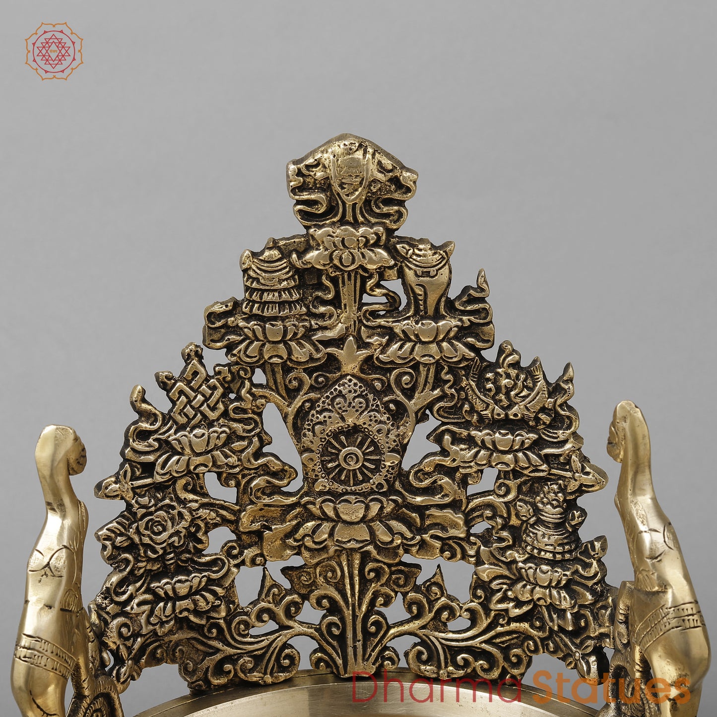 Brass elephant Urli, Smooth Finish 12”
