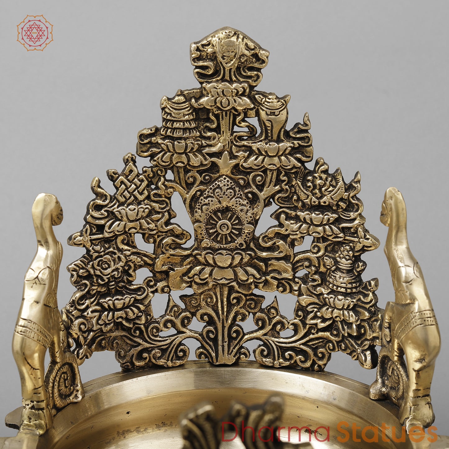 Brass elephant Urli, Smooth Finish 12”