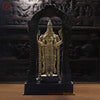 Brass Balaji Standing carved with 10 Avtars on Frame & Ashtalakshmi on Base (large) , Copper & Gold Finish85"