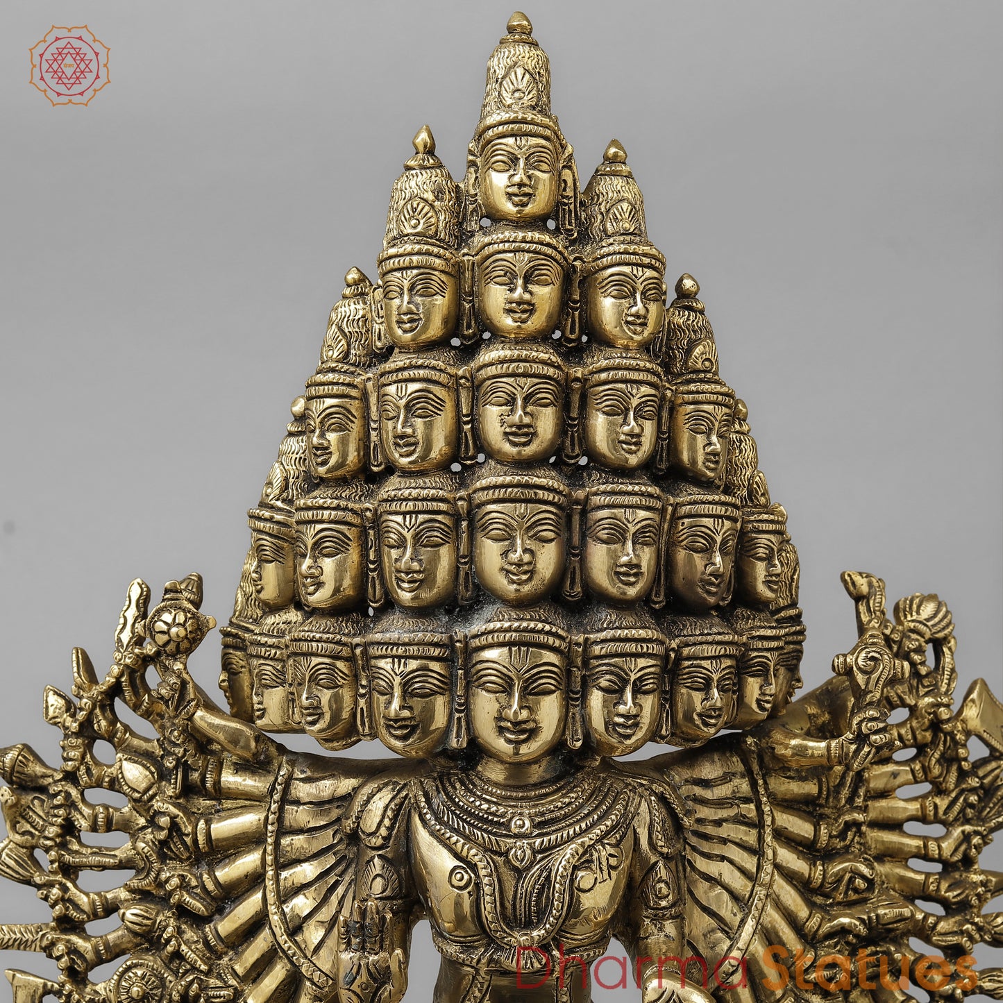 Brass Sada Shiva, Golden Finish, 22"