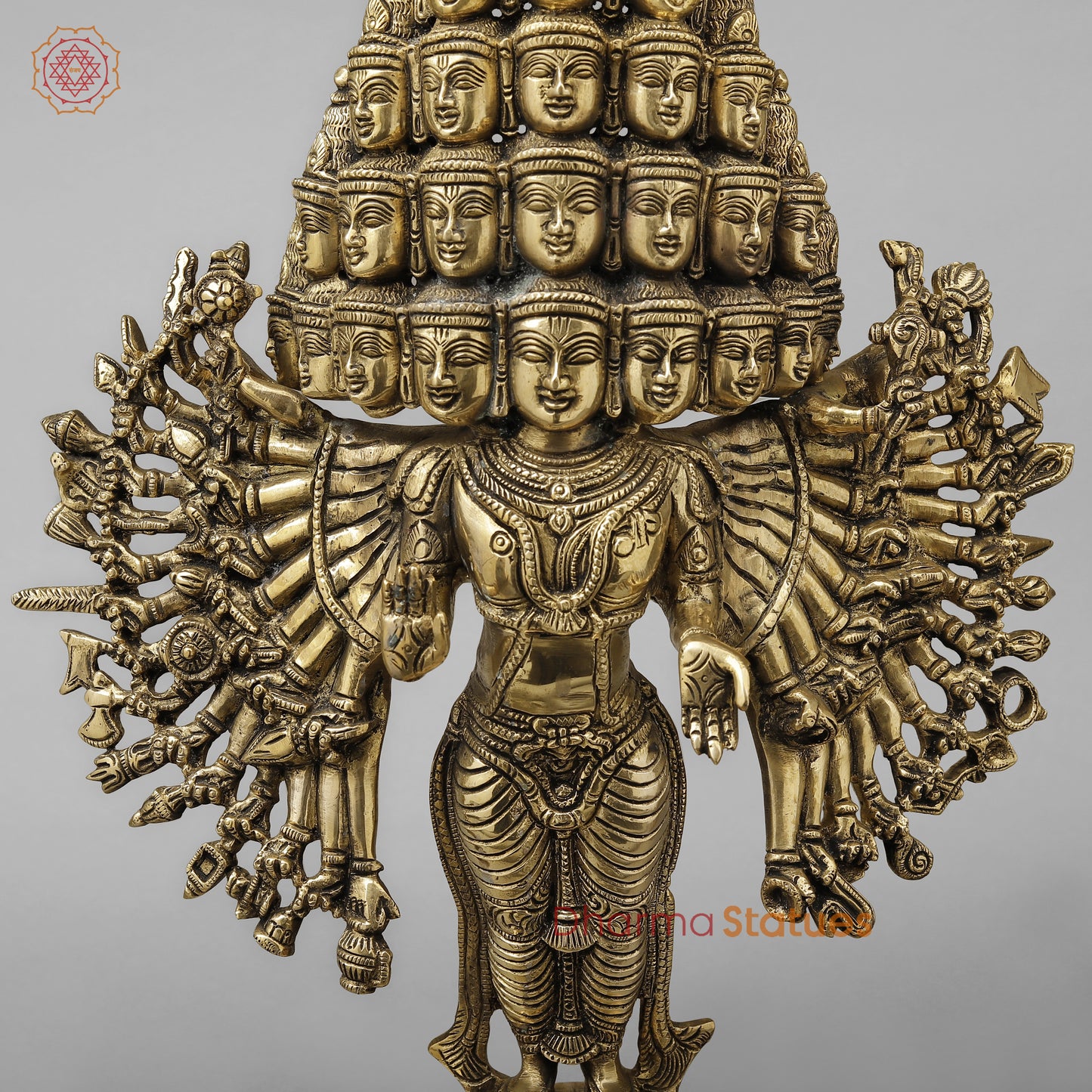 Brass Sada Shiva, Golden Finish, 22"