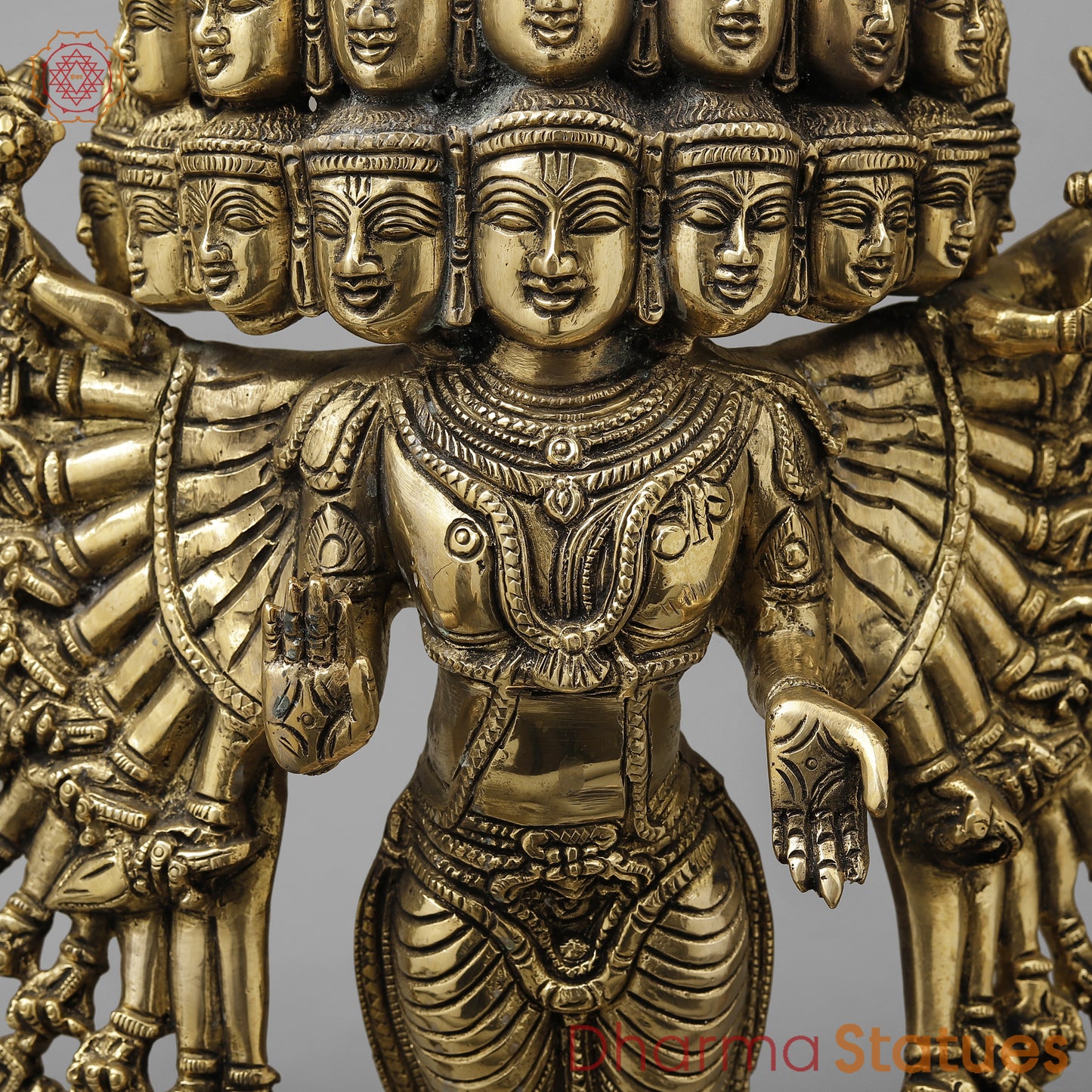 Brass Sada Shiva, Golden Finish, 22"