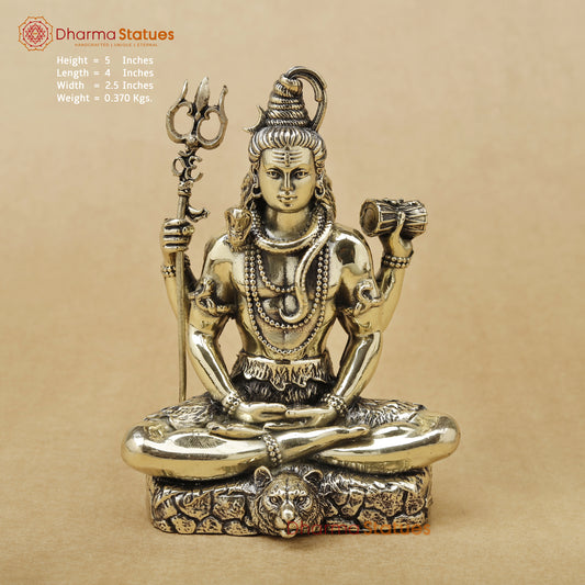 Brass Shiva Fine, 5"