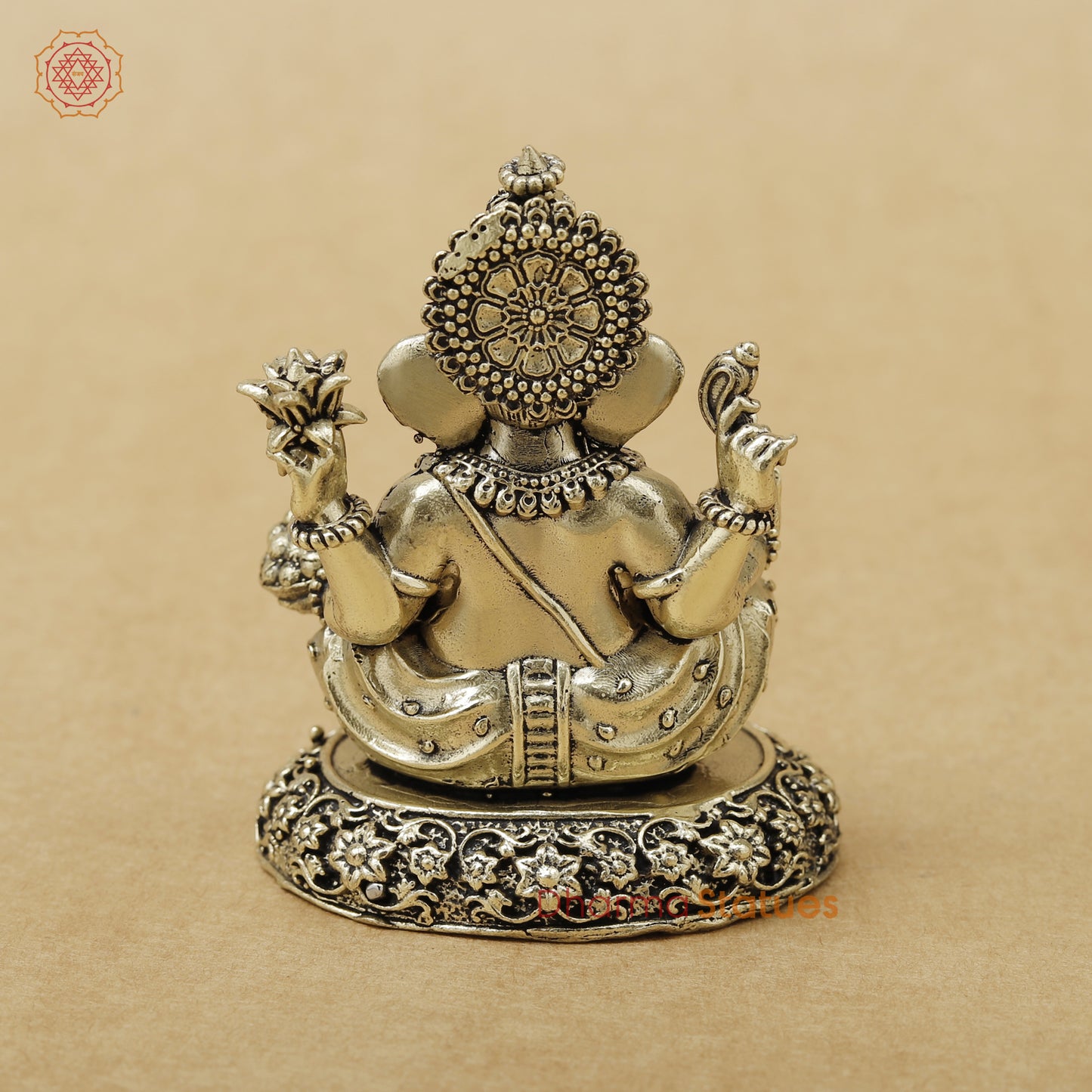 Brass Ganesh Fine, 3"