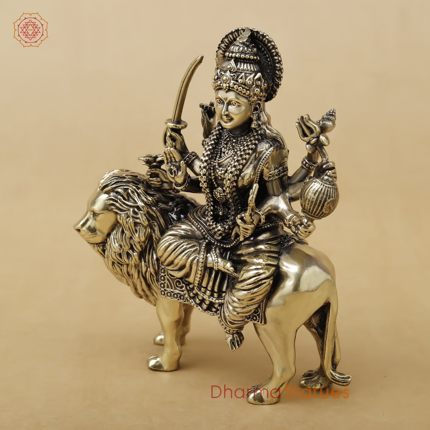 Brass Durga Fine, 5"