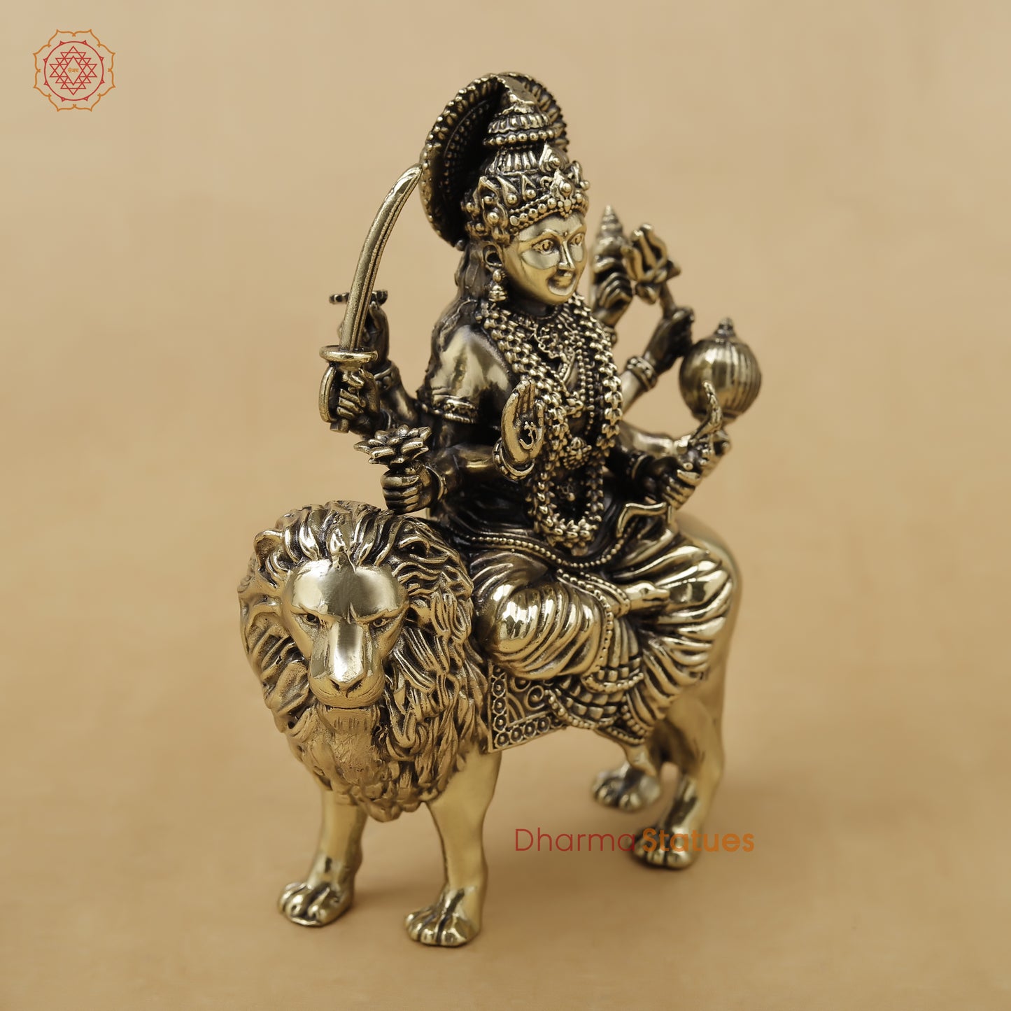Brass Durga Fine, 5"