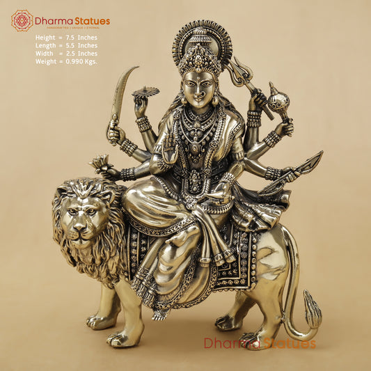 Brass Durga Fine, 7.5"