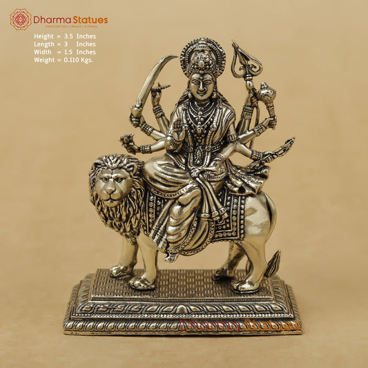 Brass Durga Fine, 3.5"