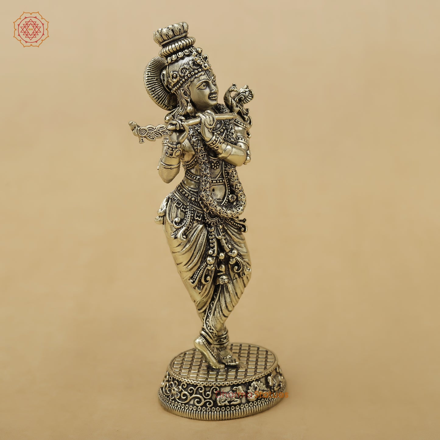 Brass Krishna Fine, 5.5"