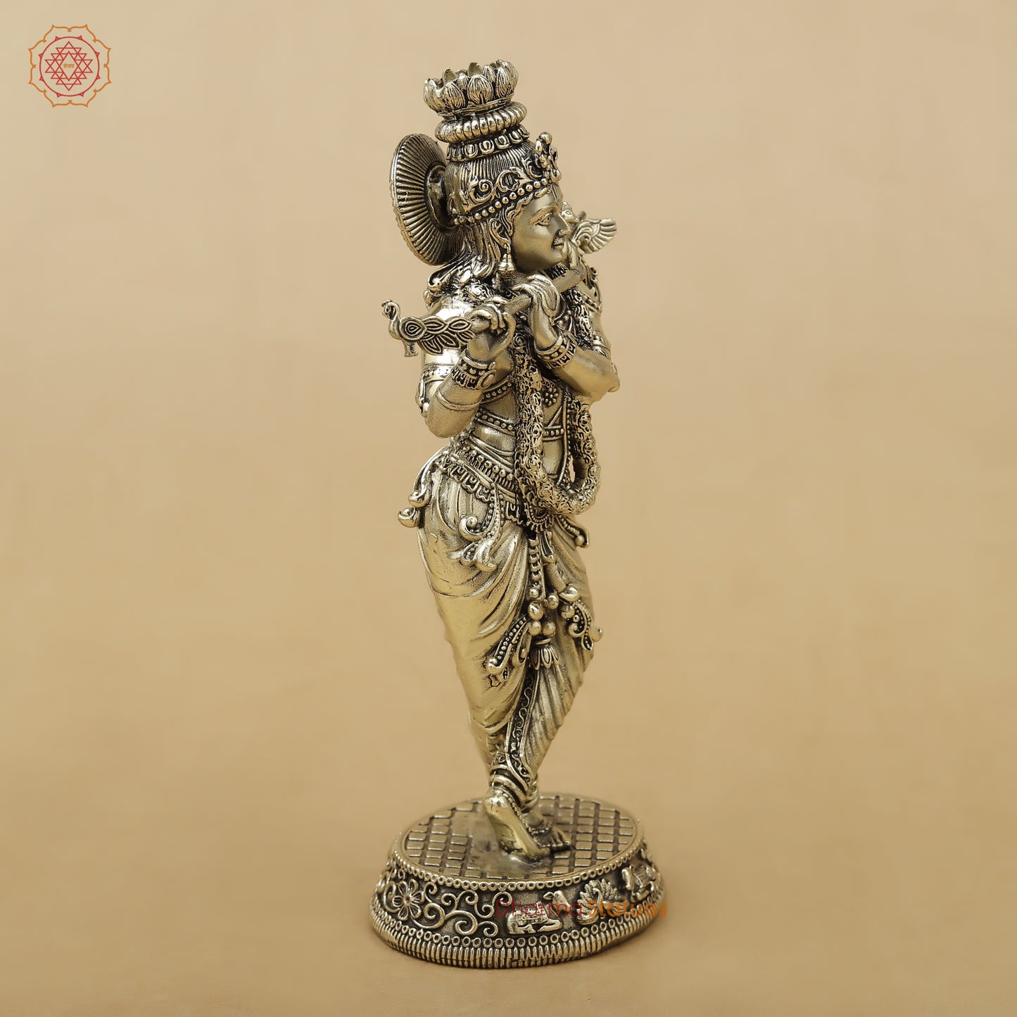 Brass Krishna Fine, 6.5"