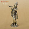 Brass Krishna, Golden Finish, 5"