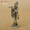 Brass Krishna, Golden Finish, 6"