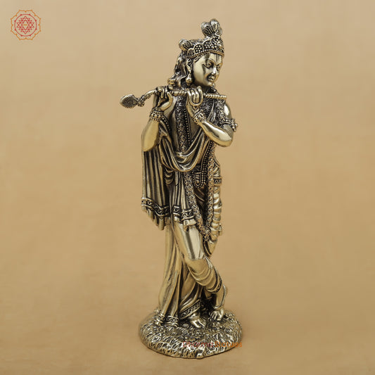Brass Krishna Fine, 6"