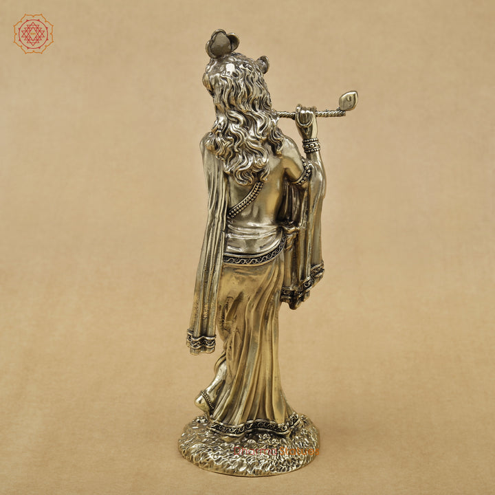 Brass Krishna Fine, 10"