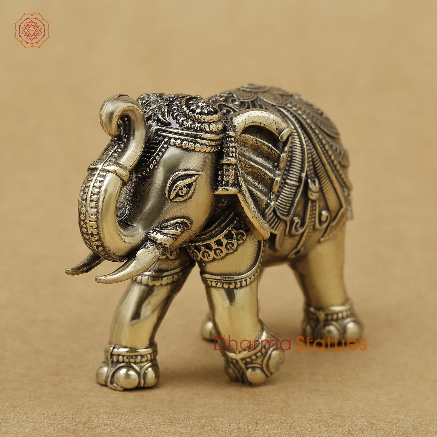 Brass Elephant Fine, 2.5"
