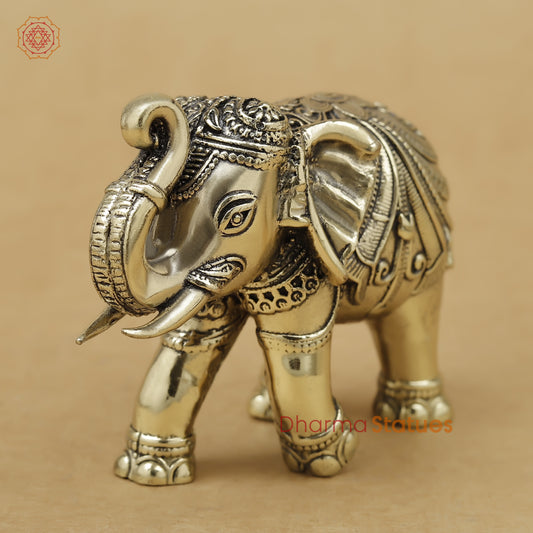 Brass Elephant Fine, 3"