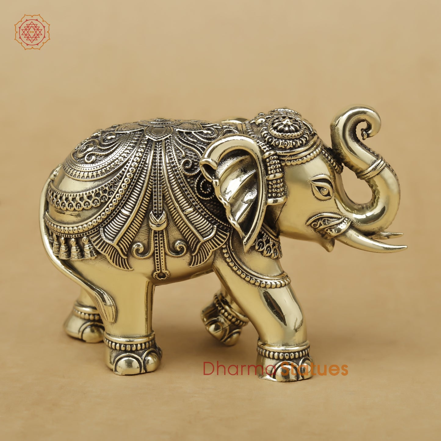 Brass Elephant Fine, 3"