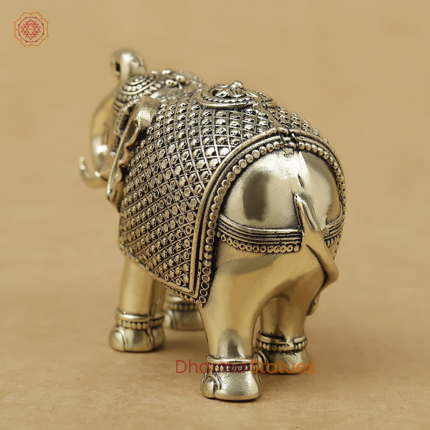 Brass Elephant Fine, 2"