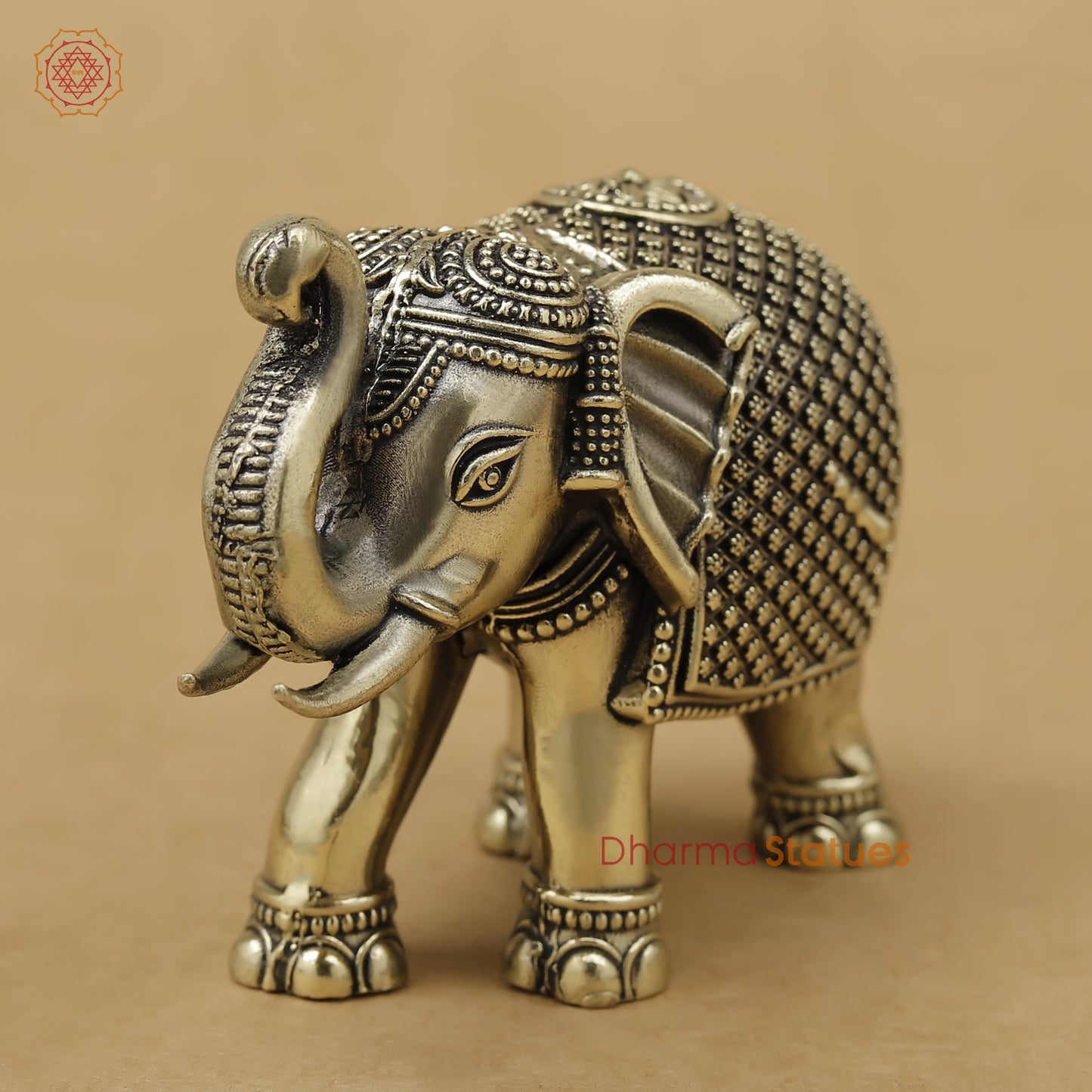Brass Elephant Fine, 2.5"