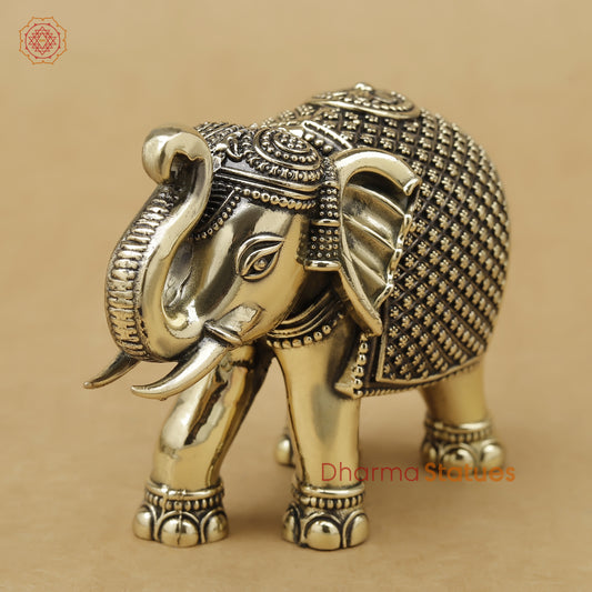 Brass Elephant Fine, 3"