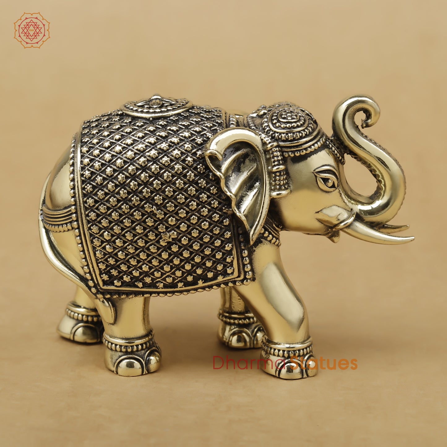 Brass Elephant Fine, 3"