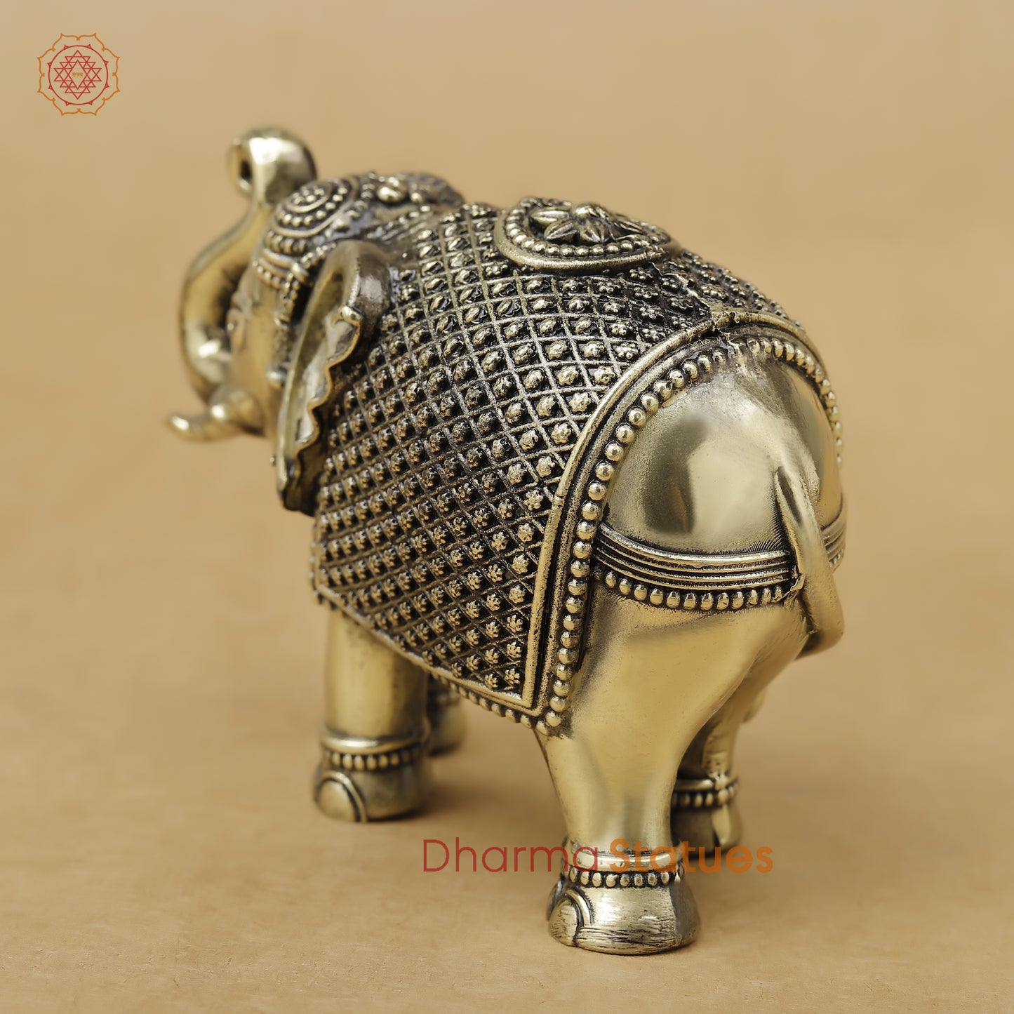 Brass Elephant Fine, 3"