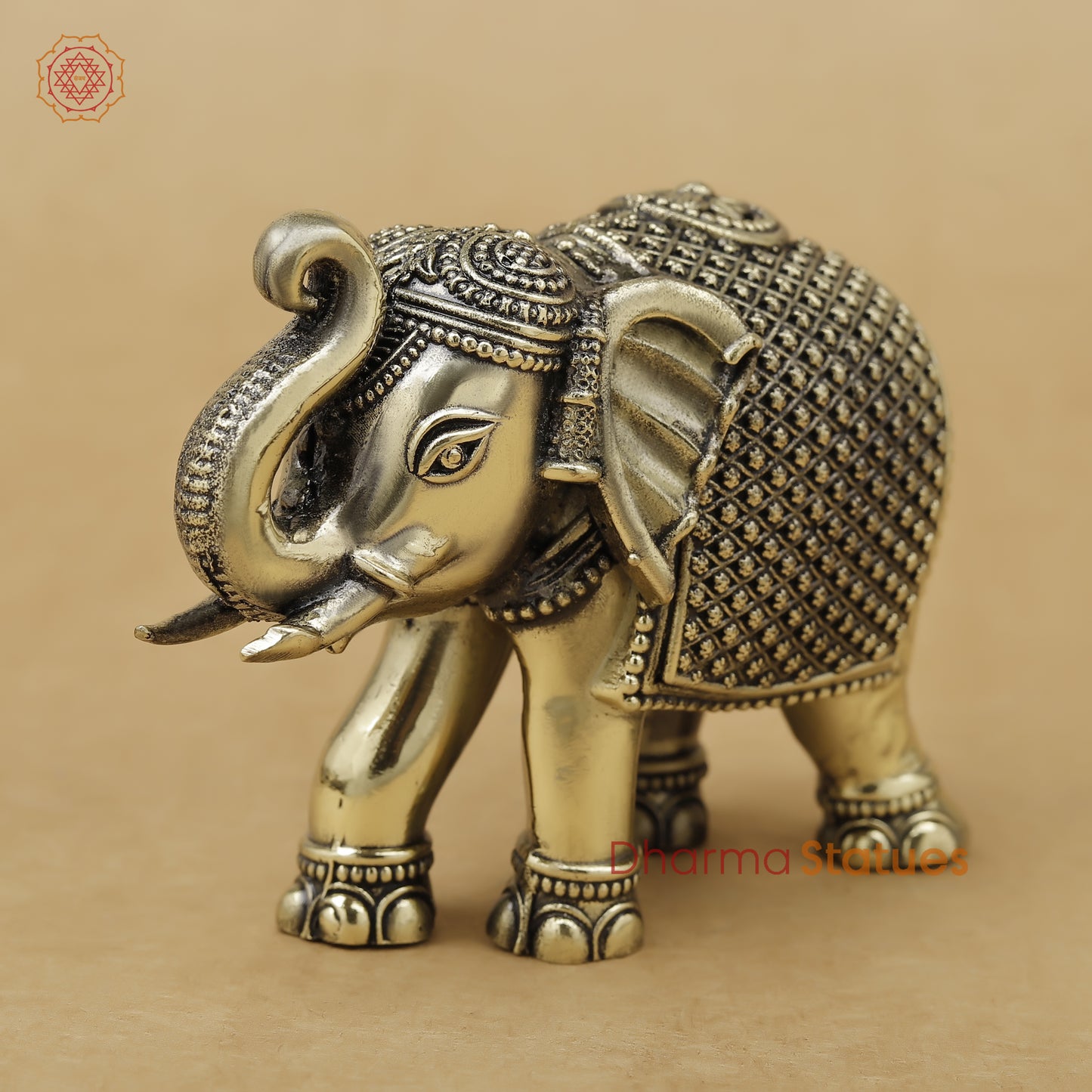 Brass Elephant Fine, 3"