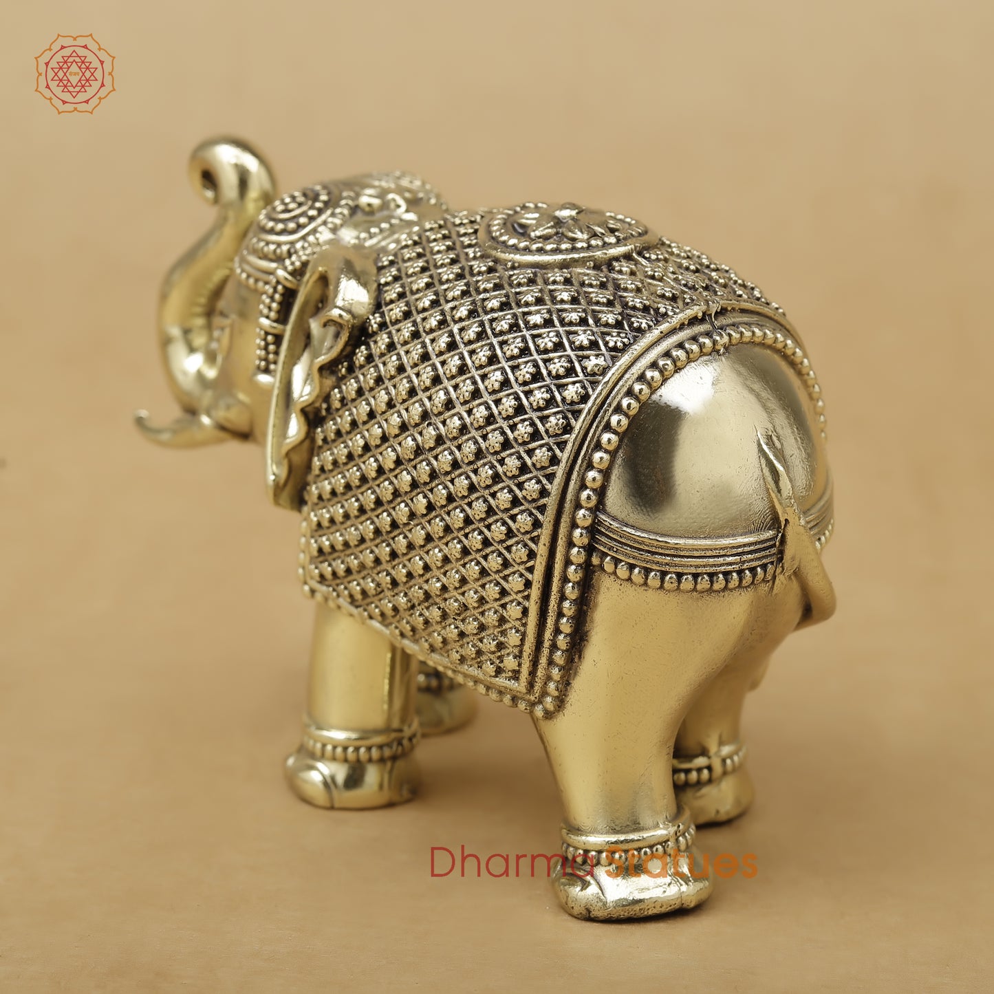 Brass Elephant Fine, 3.5"