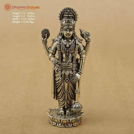 Brass Vishnu Fine, 5"