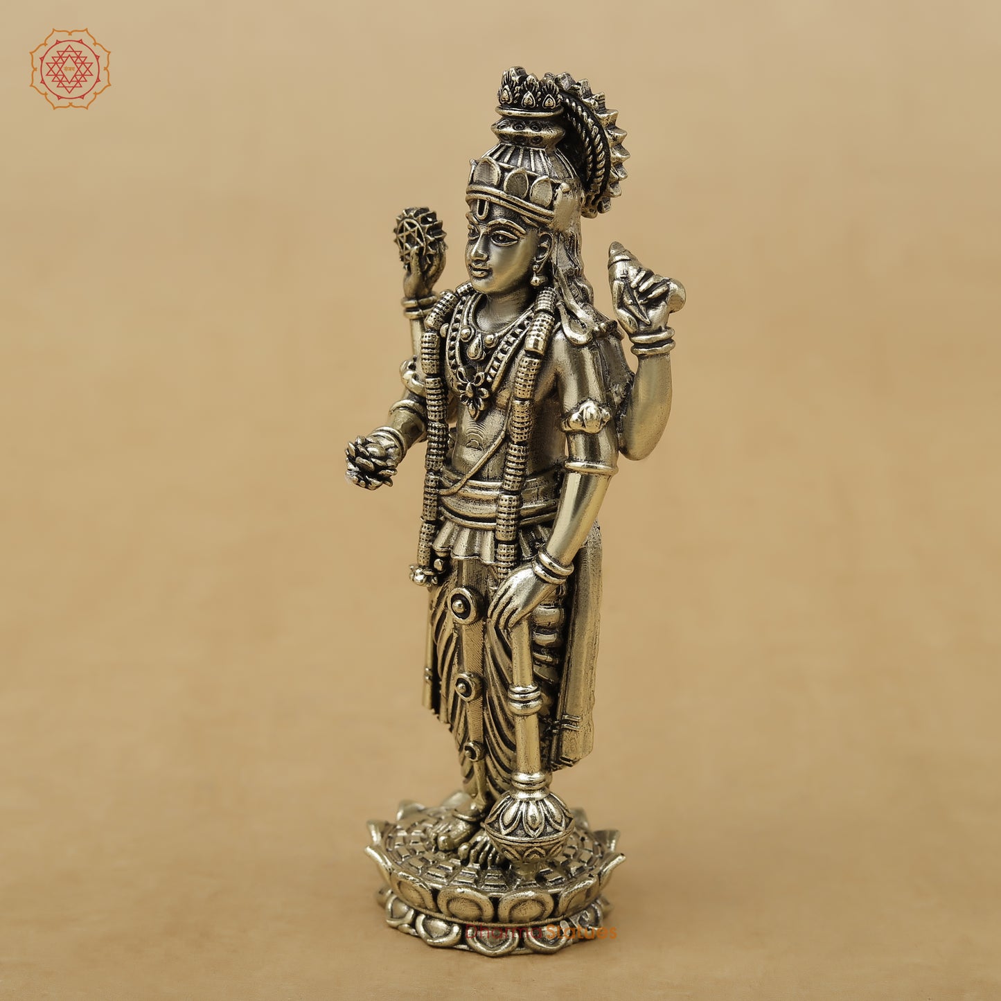 Brass Vishnu Fine, 5"