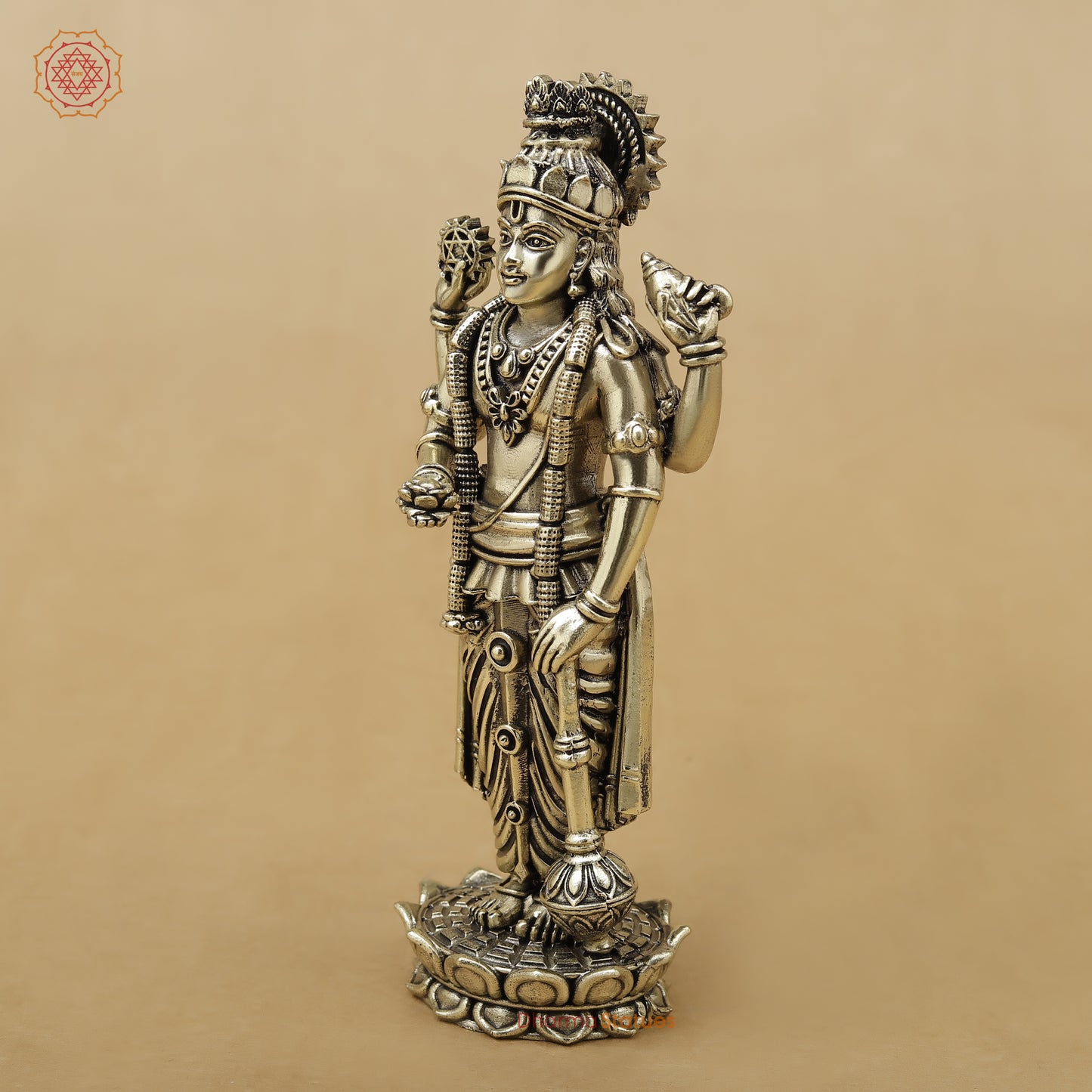 Brass Vishnu Fine, 6"