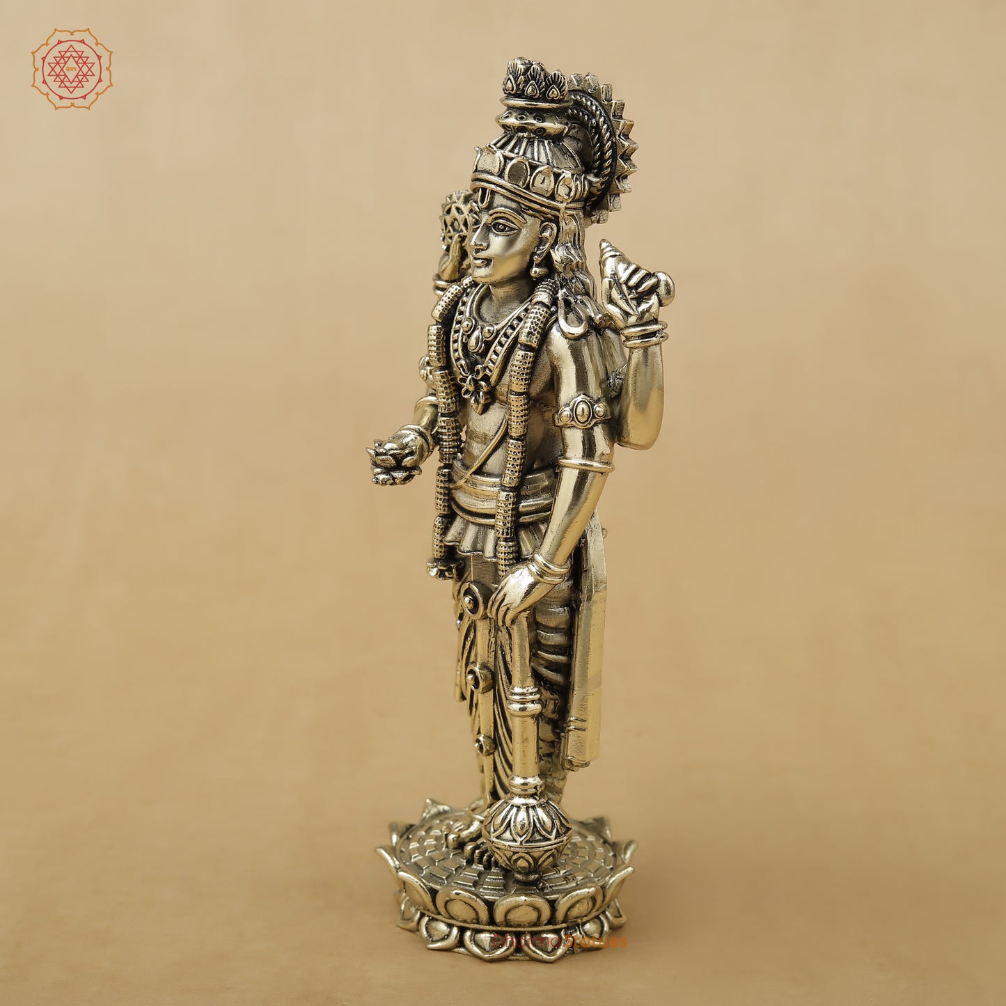 Brass Vishnu Fine, 7"