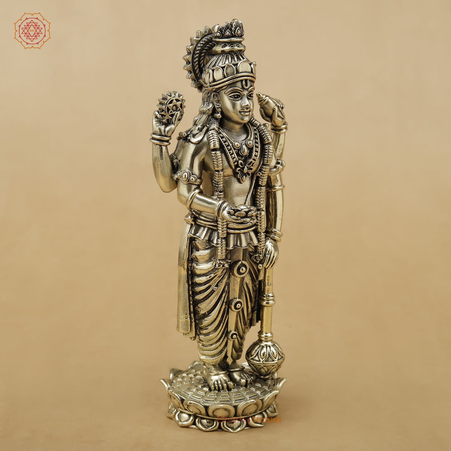 Brass Vishnu Fine, 7"