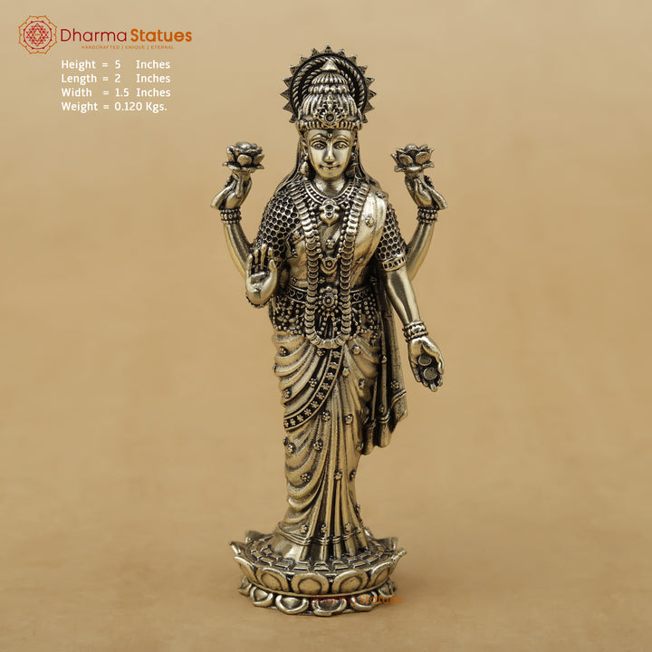 Brass Lakshmi Fine, 5"