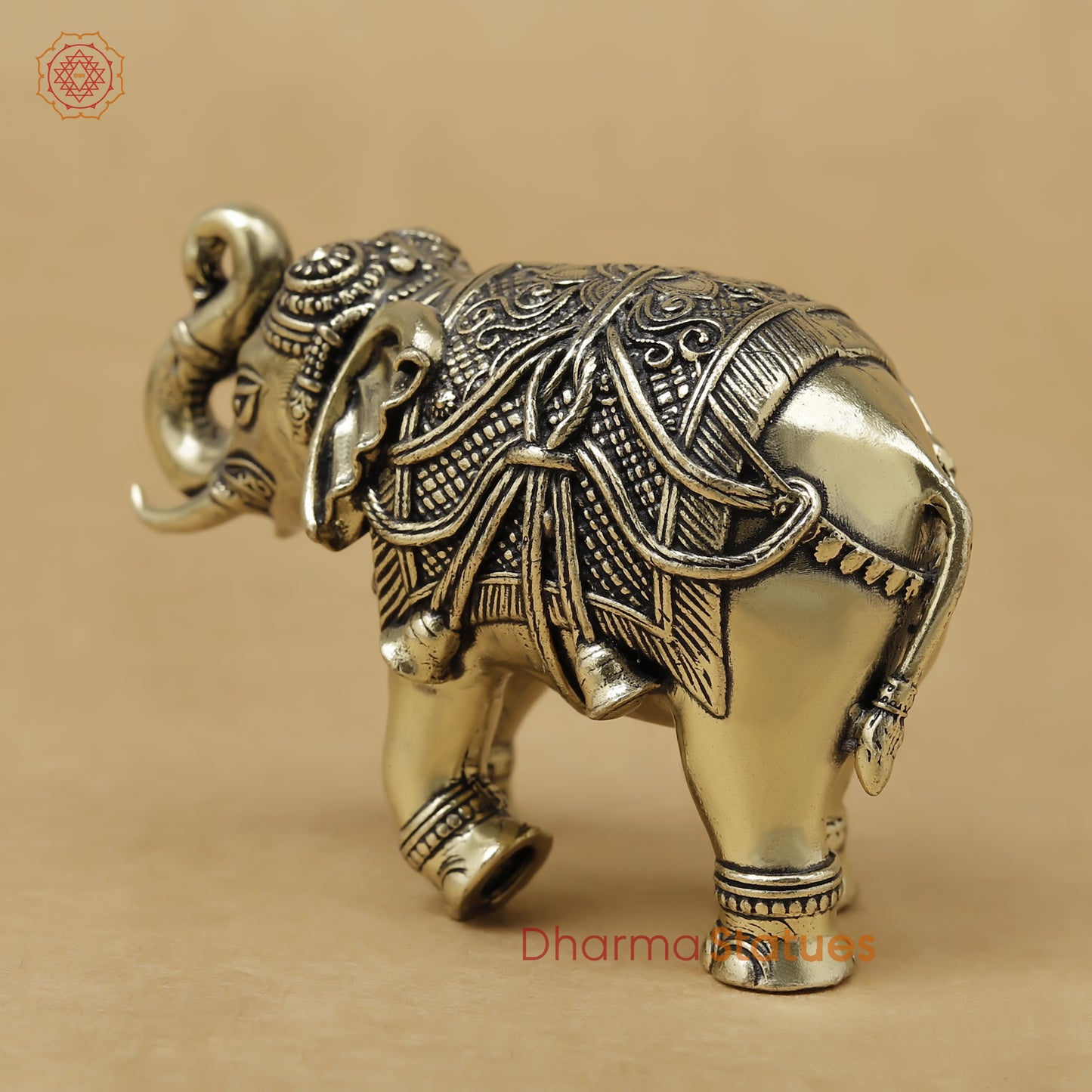 Brass Elephant Fine, 2.5"