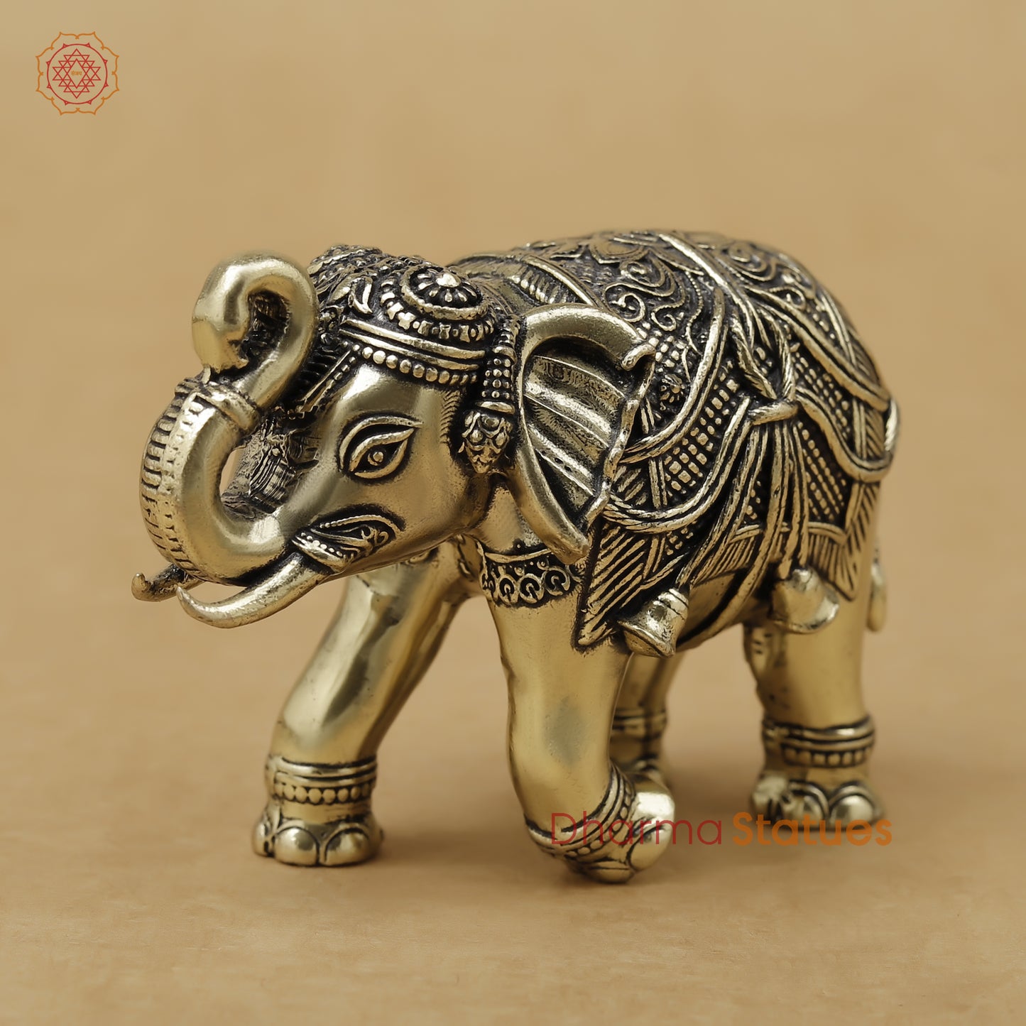 Brass Elephant Fine, 2.5"