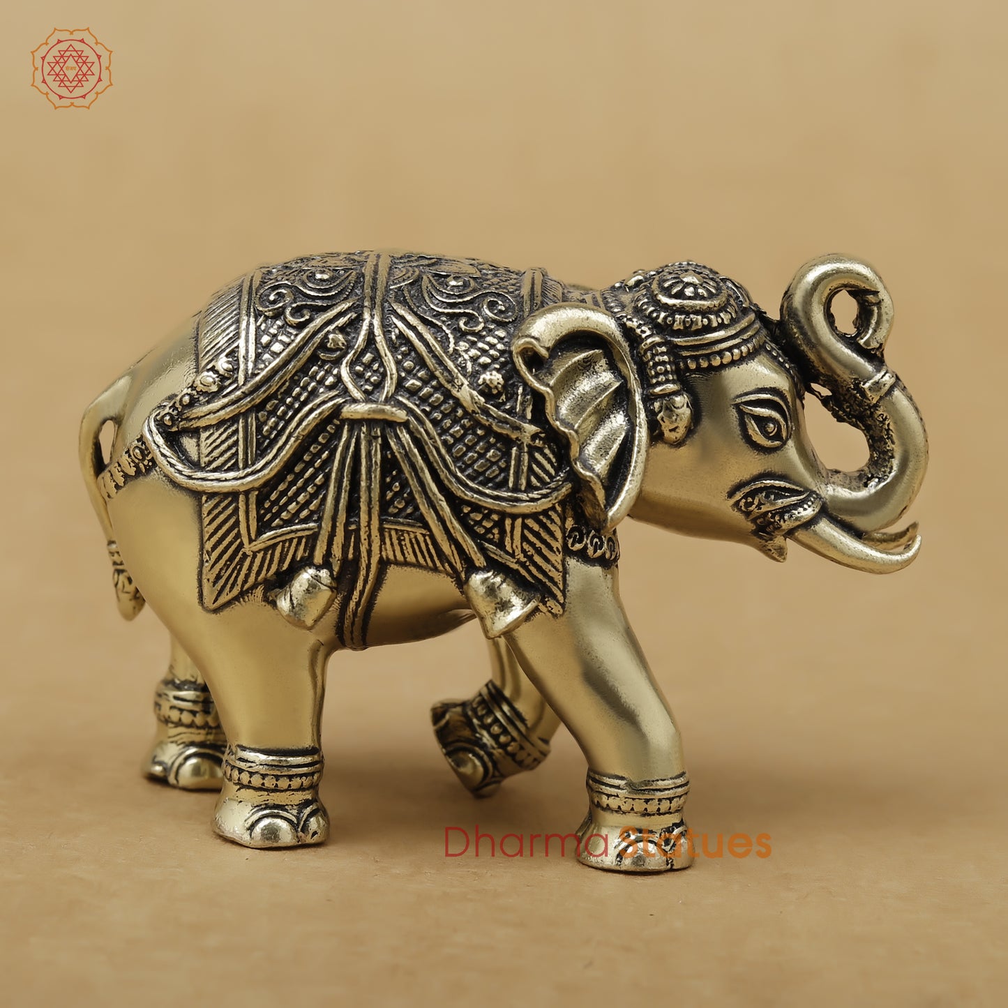 Brass Elephant Fine, 2.5"