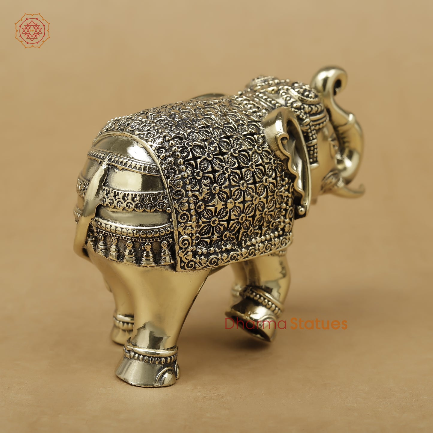 Brass Elephant Fine, 3"