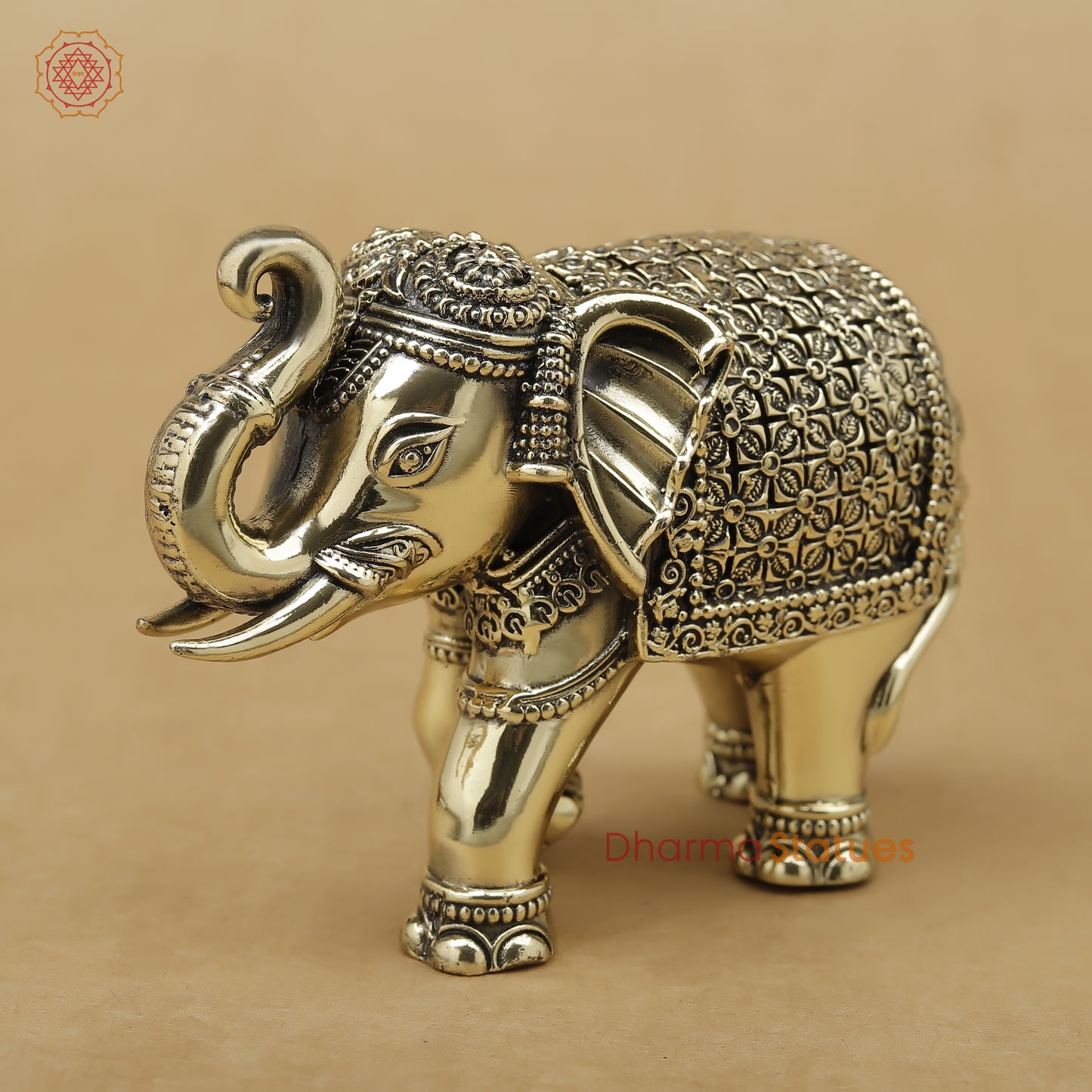 Brass Elephant Fine, 3"