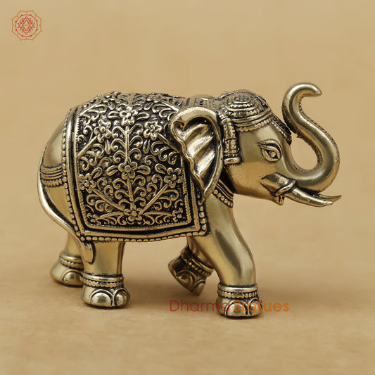 Brass Elephant Fine, 2"