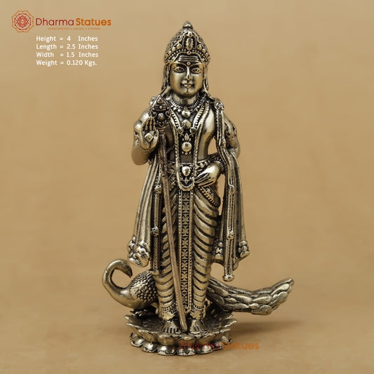 Brass Kartikeya Fine, 4"