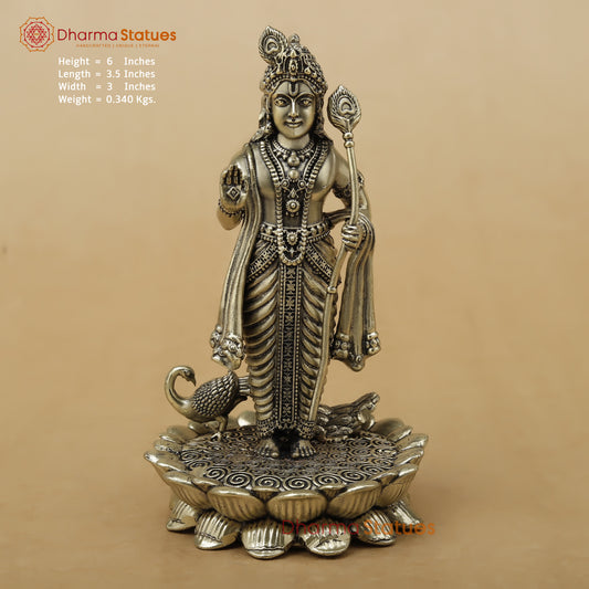 Brass Kartikeya Fine, 6"