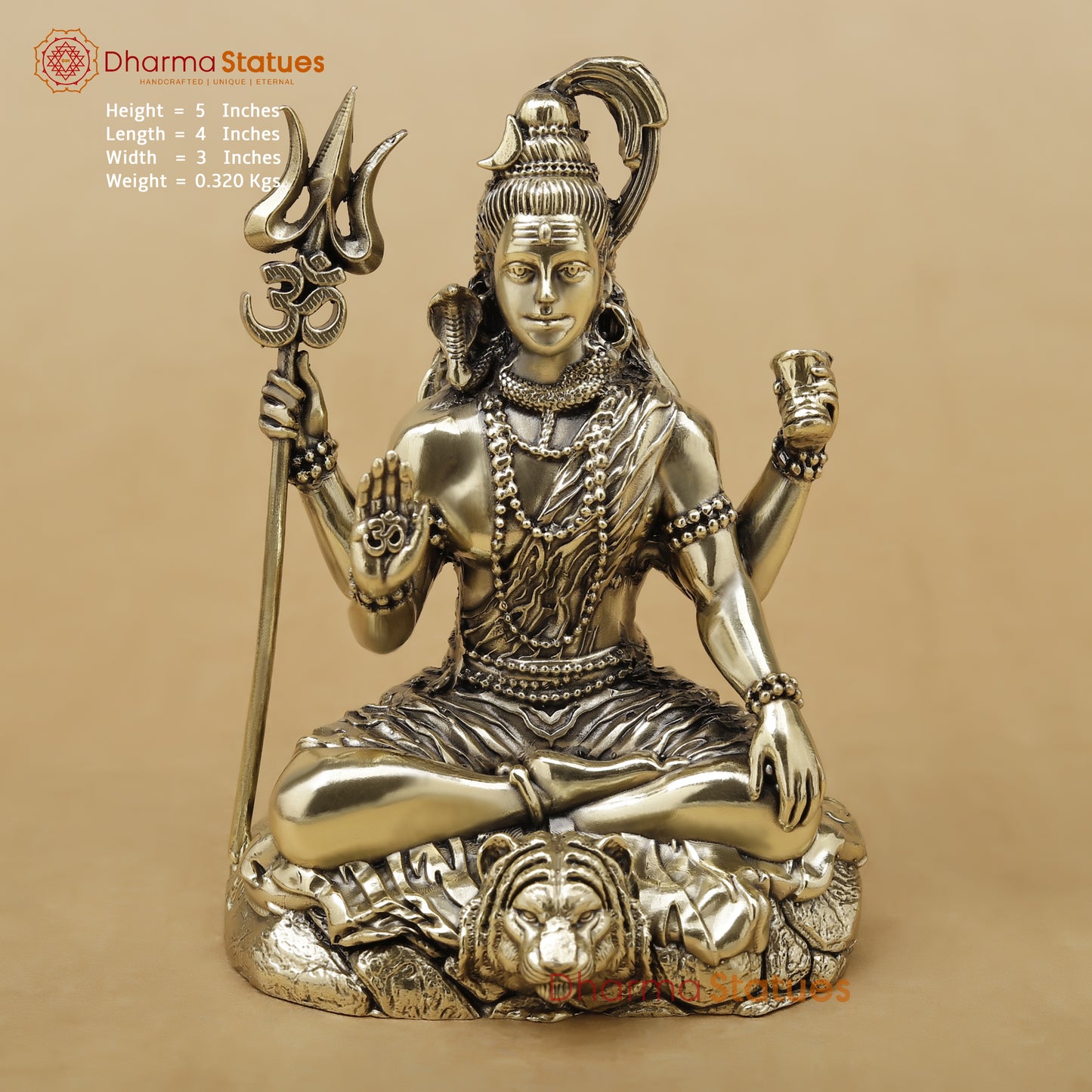 Brass Shiva Fine, 5"